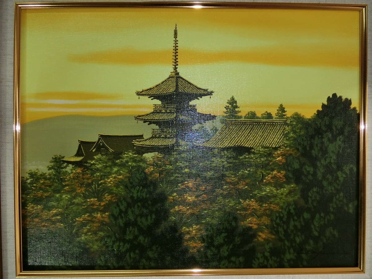 sale【ART】朝隈敏彦真筆(清水寺)6号