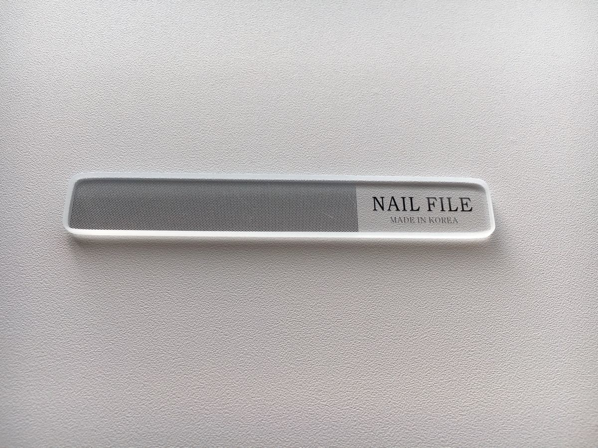 【NAIL FILE】 耐久ガラス製のネイルシャイナー 爪 磨き ケア ヤスリ3
