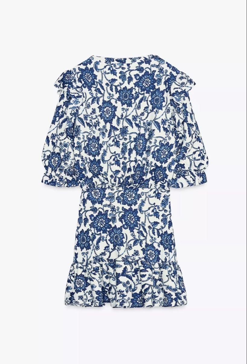『新品タグ付き』Zara フローラルプリント 半袖シャツワンピース Sサイズ 新品タグ付 ZARA ザラ フローラルプリントワンピース S|Yahoo