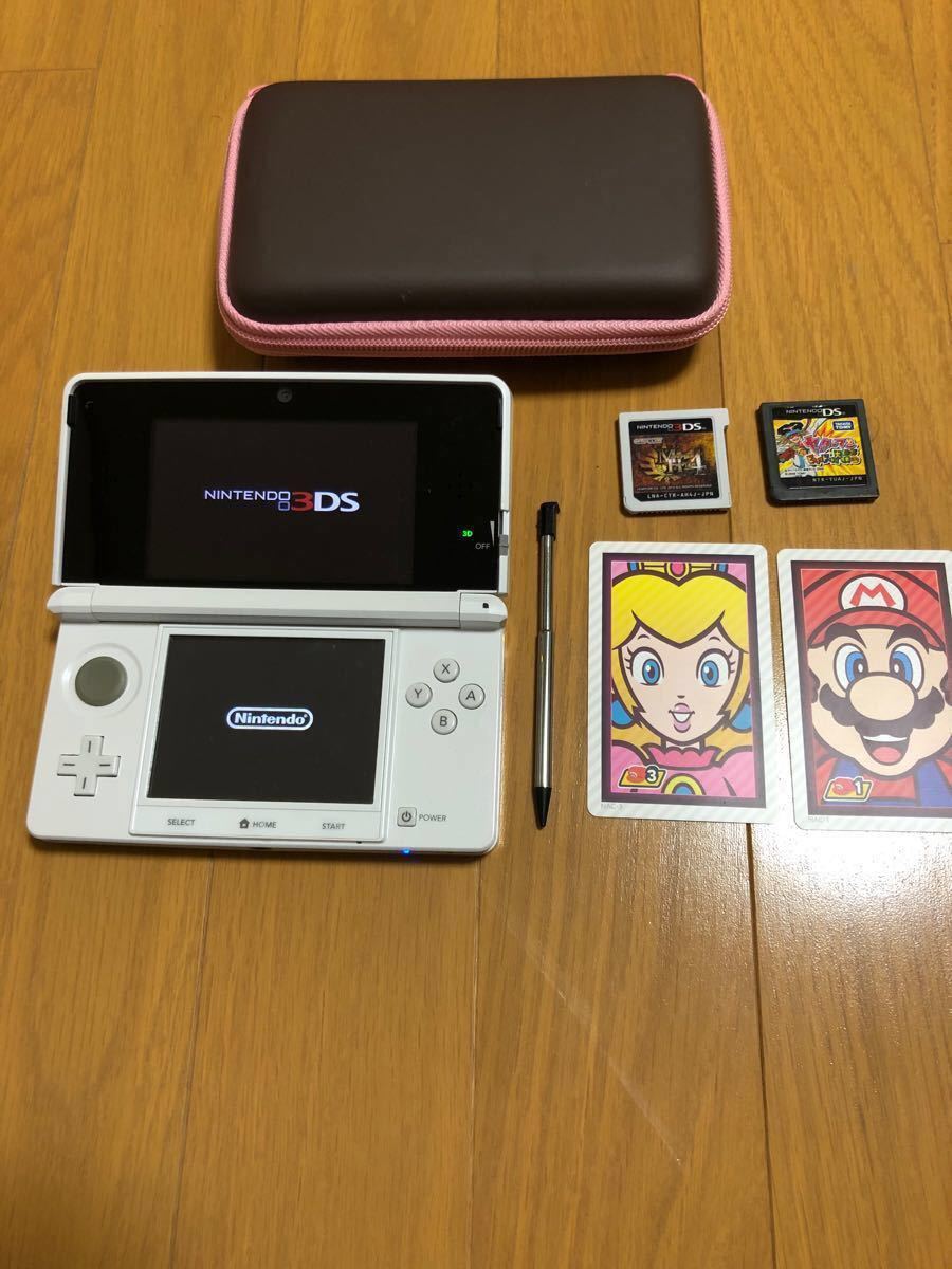 任天堂ニンテンドー3DS ピュアホワイト4ギガsdカード