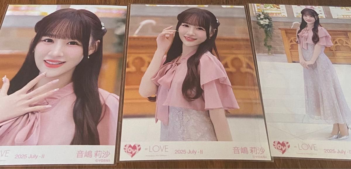 イコラブ 音嶋莉沙 アリーナツアー恋人以上、好き未満歌唱衣装ヒキ直筆コメあり イコラブ 音嶋莉沙 生写真 恋人以上 好き未満MV衣装 コンプ