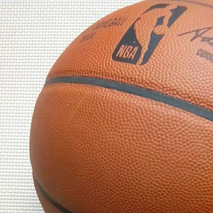 使用１回のみ NBA 公式試合球 バスケットボール 7号 天然皮革製「SPALDING OFFICIAL GAME BALL」スポルディング (検)  molten MIKASA