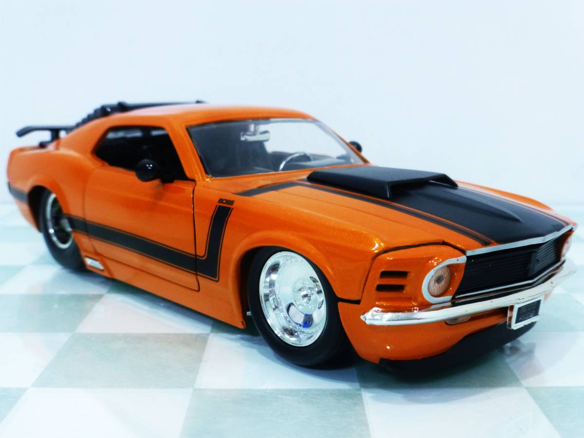 #JADA TOYS 1/24 1970 FORD MUSTANG BOSS 429 ORANGE# Ford Mustang Boss 