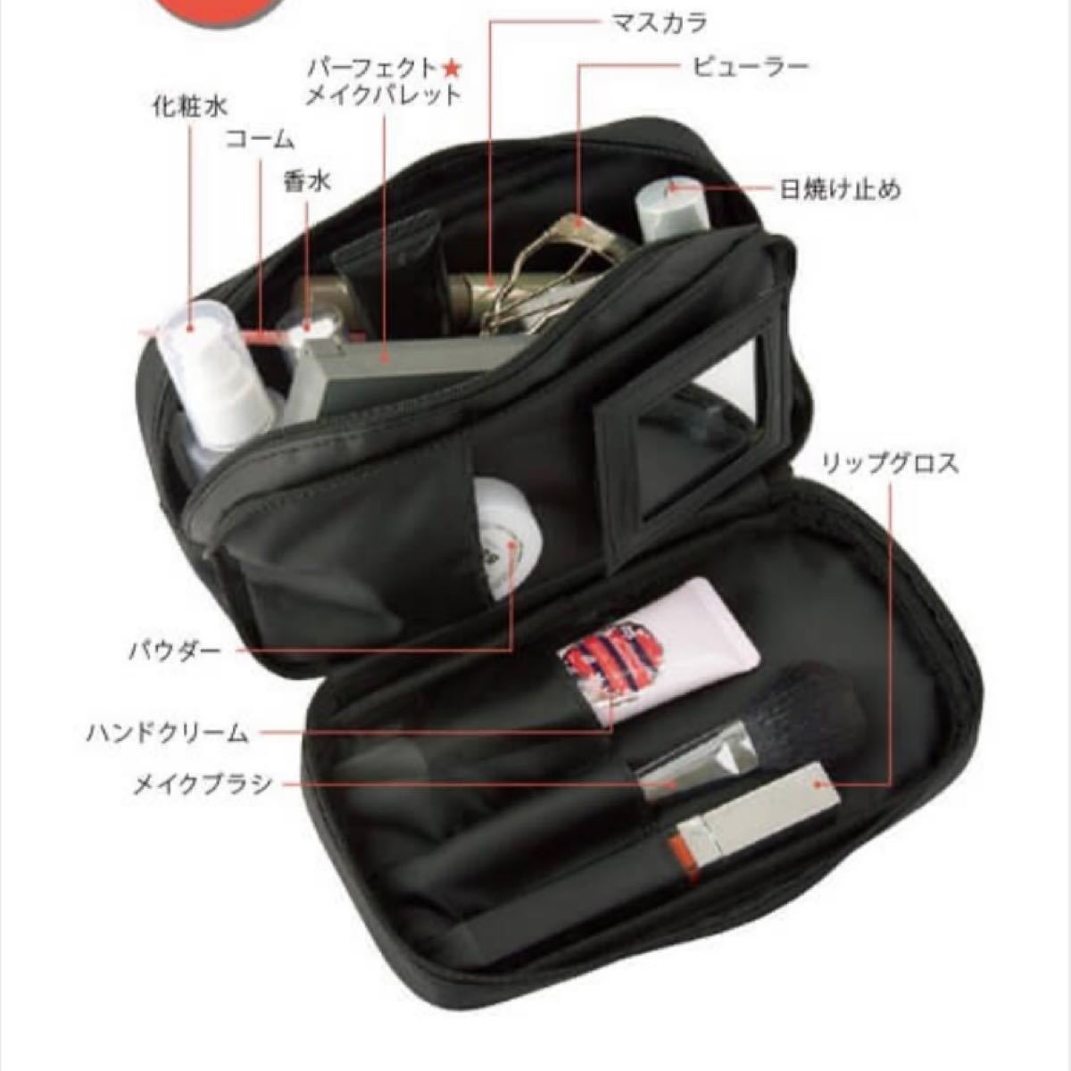 Paypayフリマ スヌーピー ミラー付き ダブルジップポーチ ミニ 付録 Paypayフリマ スヌーピー ミラー付き ダブルジップポーチ ミニ 付録