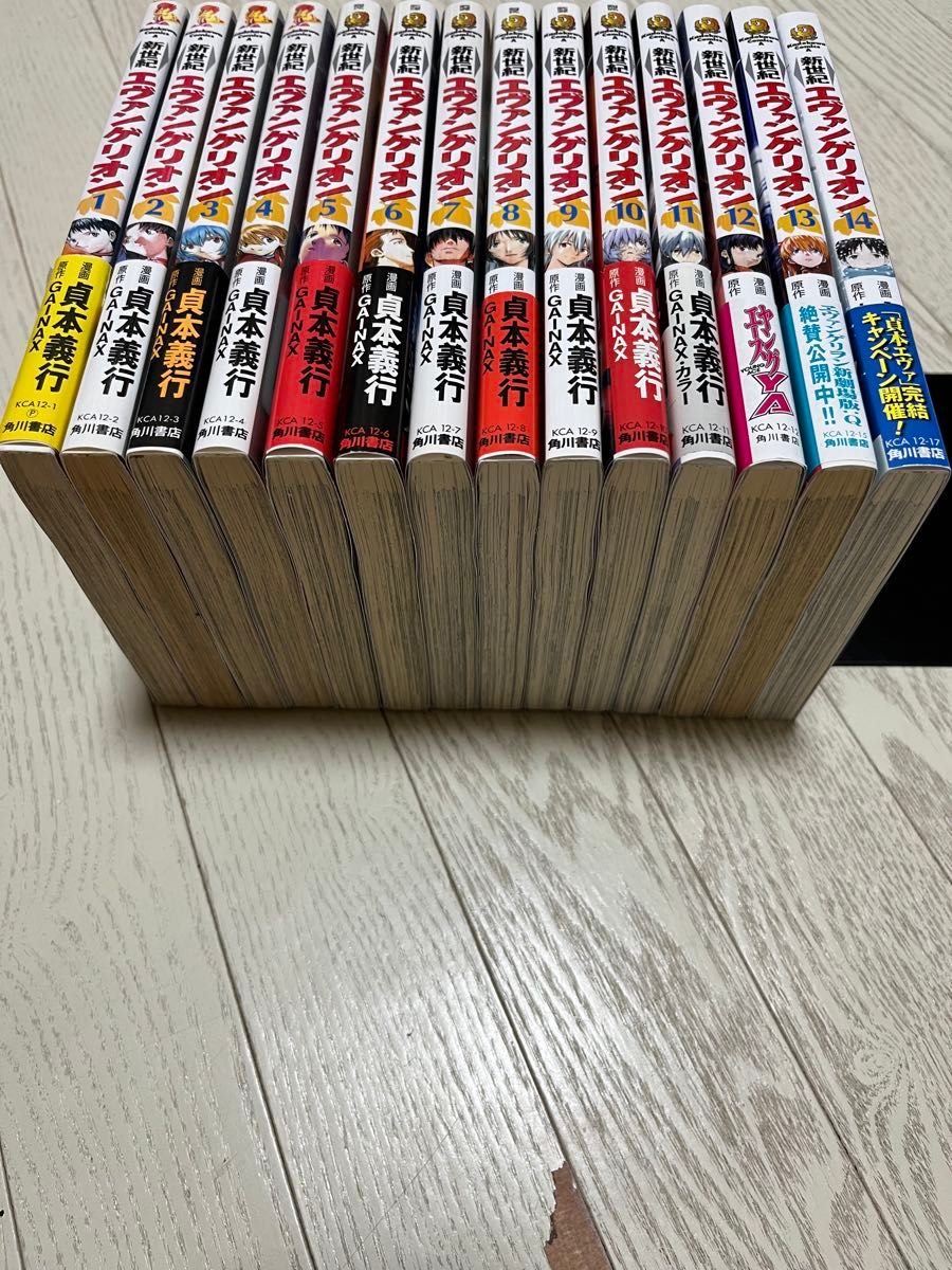【全巻初版】エヴァンゲリオン 2-14巻セット 公式ガイドブック付き 全巻 初版 エヴァンゲリオン 貞本義行 新世紀エヴァンゲリオン