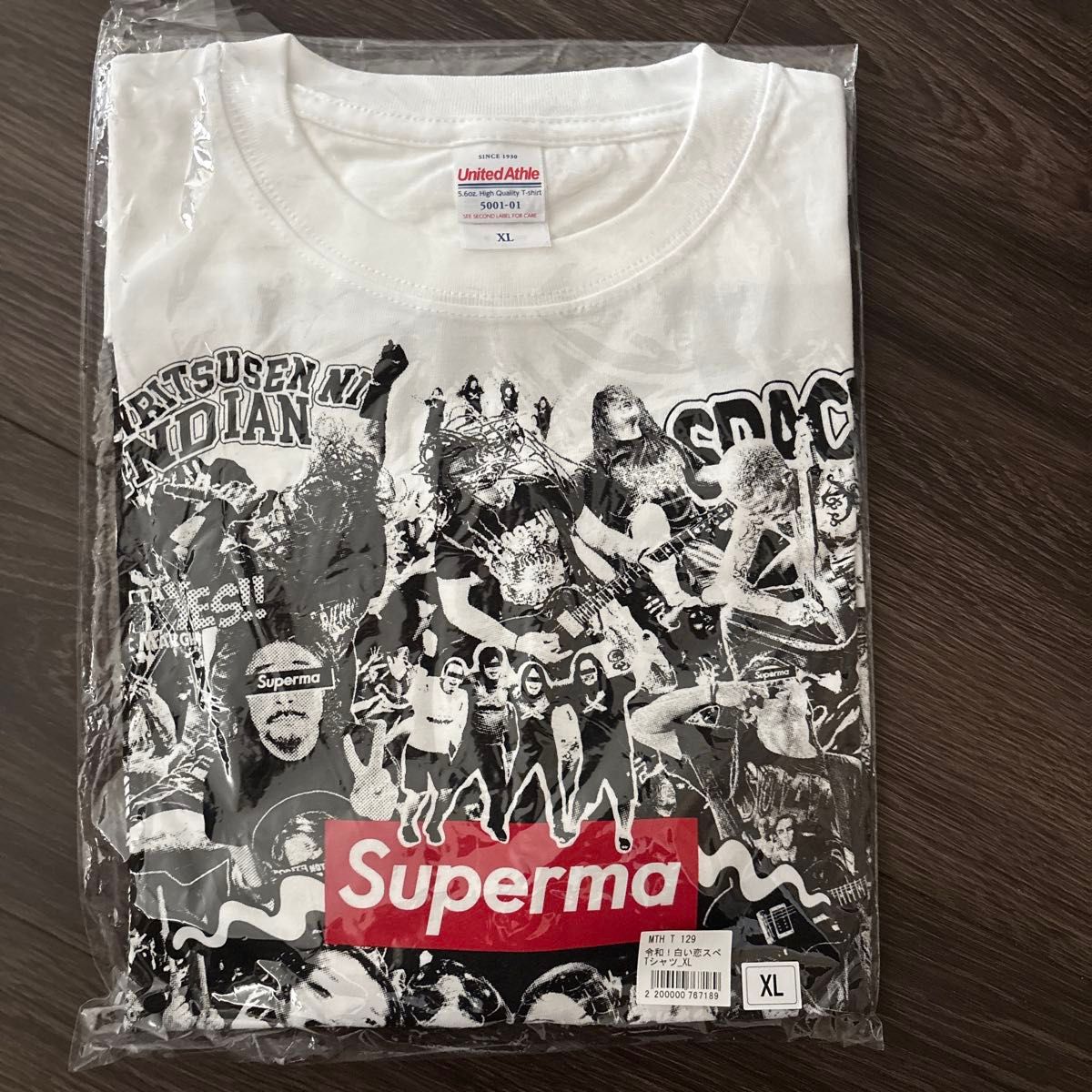 マキシマムザホルモン 令和!白い恋スペTシャツ XL マキシマムザホルモン 令和 白い恋スペTシャツ XLサイズ