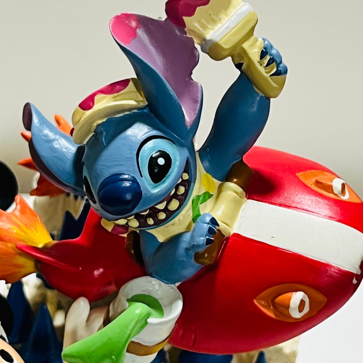 ディズニーランド ファインド スティッチ ミッキー ミニー フィギュア ディズニー スティッチ フリフリ大騒動 Find Stitch 置物