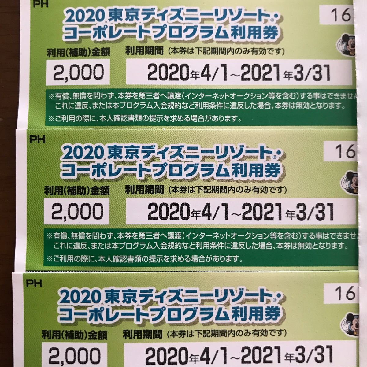 Paypayフリマ ディズニー コーポレートプログラム利用券