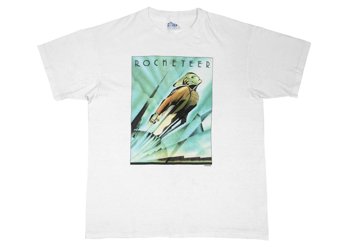 ラウンド DISNEY Tシャツ ROCKETEER USA製 90's 激レア! MUMMY