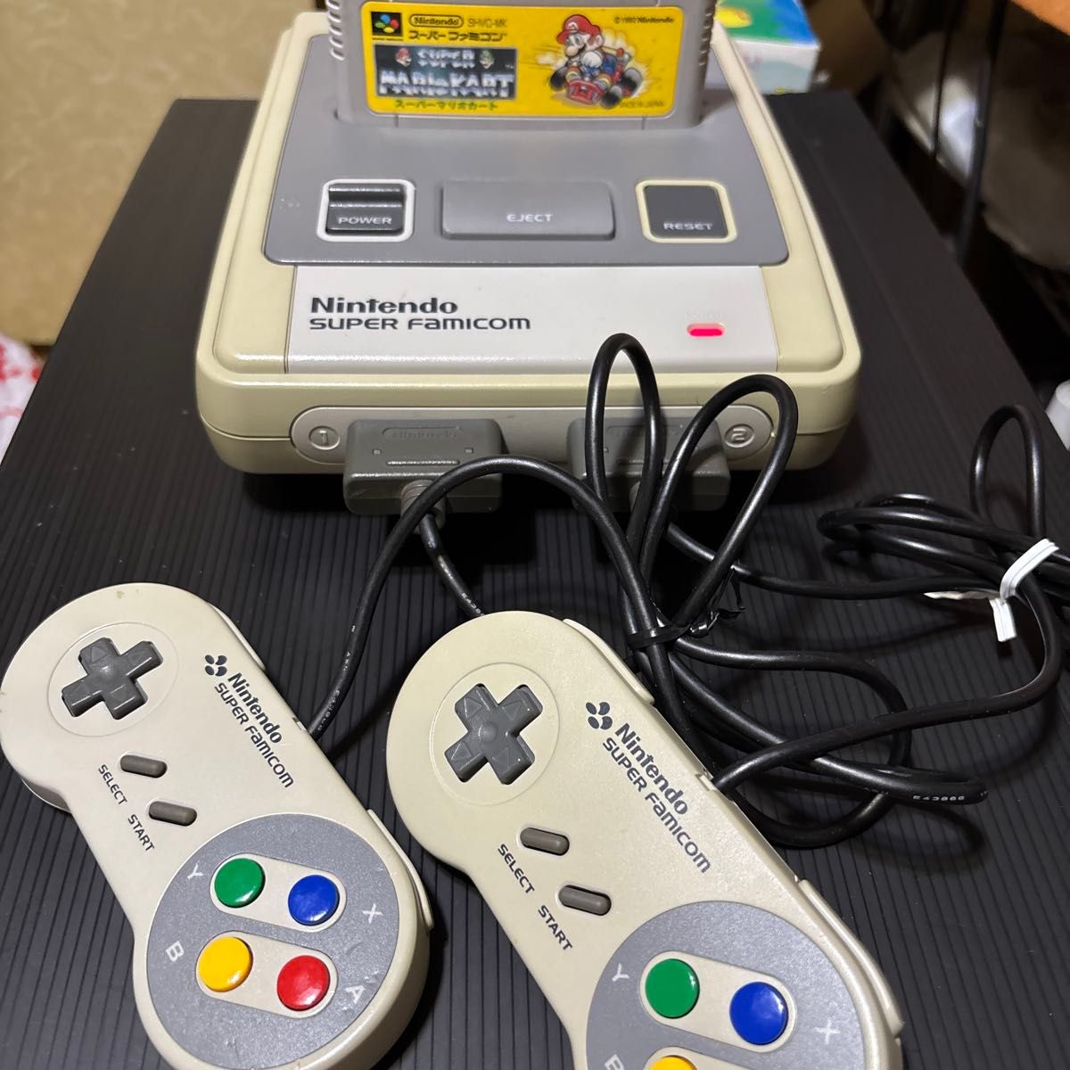 【動作確認済み!】スーパーファミコン 本体ソフト8本セット スーパーファミコン本体とソフト8本セット 【動作確認済み