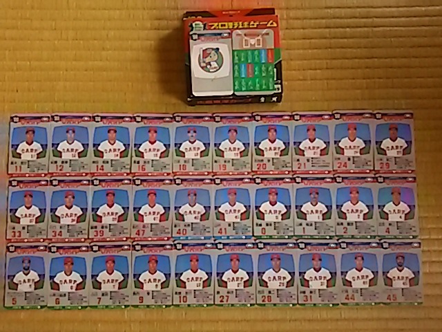 タカラ プロ野球カードゲーム 88年度 広島東洋カープ カード 箱のみ_画像1
