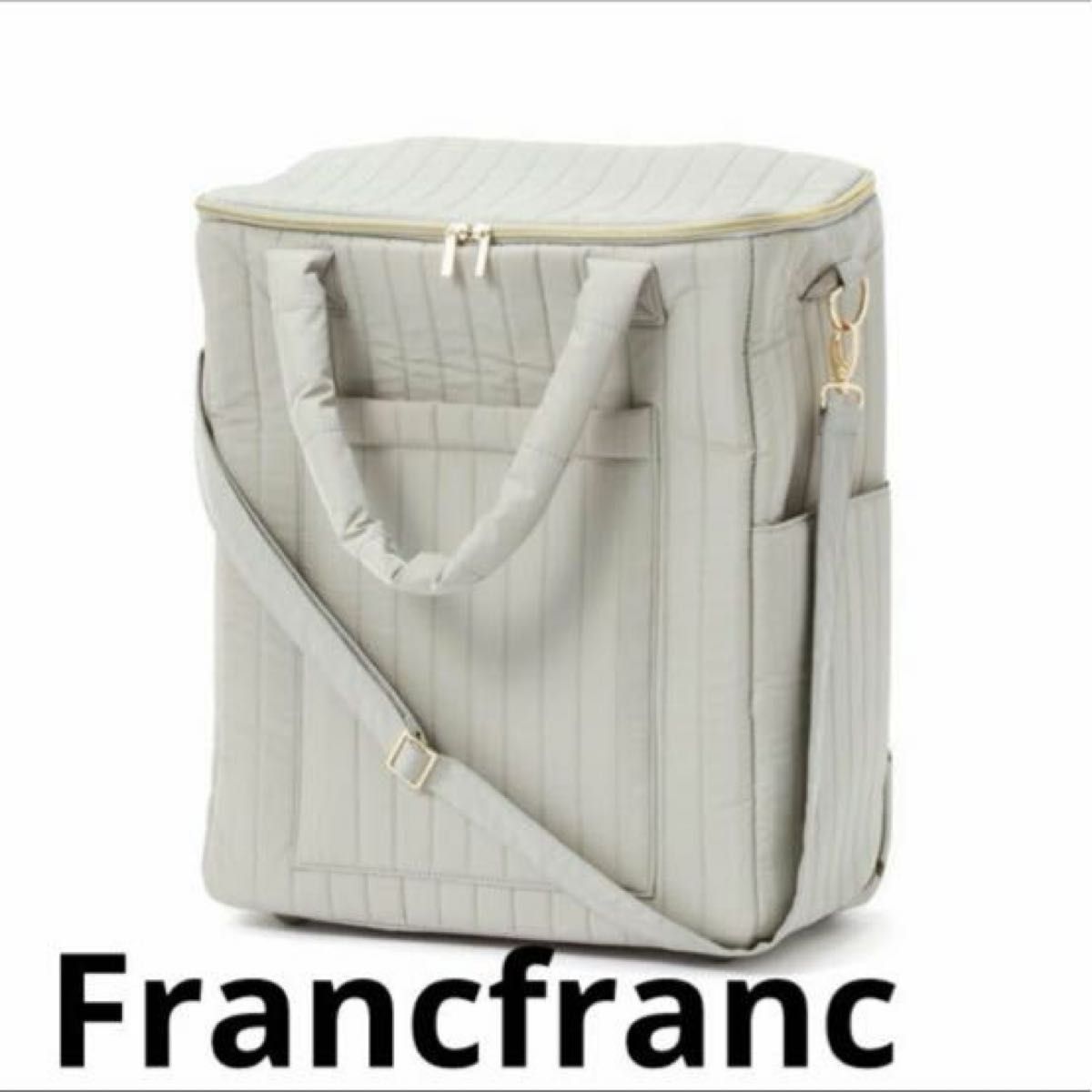 値下げ!新品未使用品!Francfranc ライトグレー キャリーケース 定価8 900円 新品 Francfranc キャリーバッグ グレー 未使用