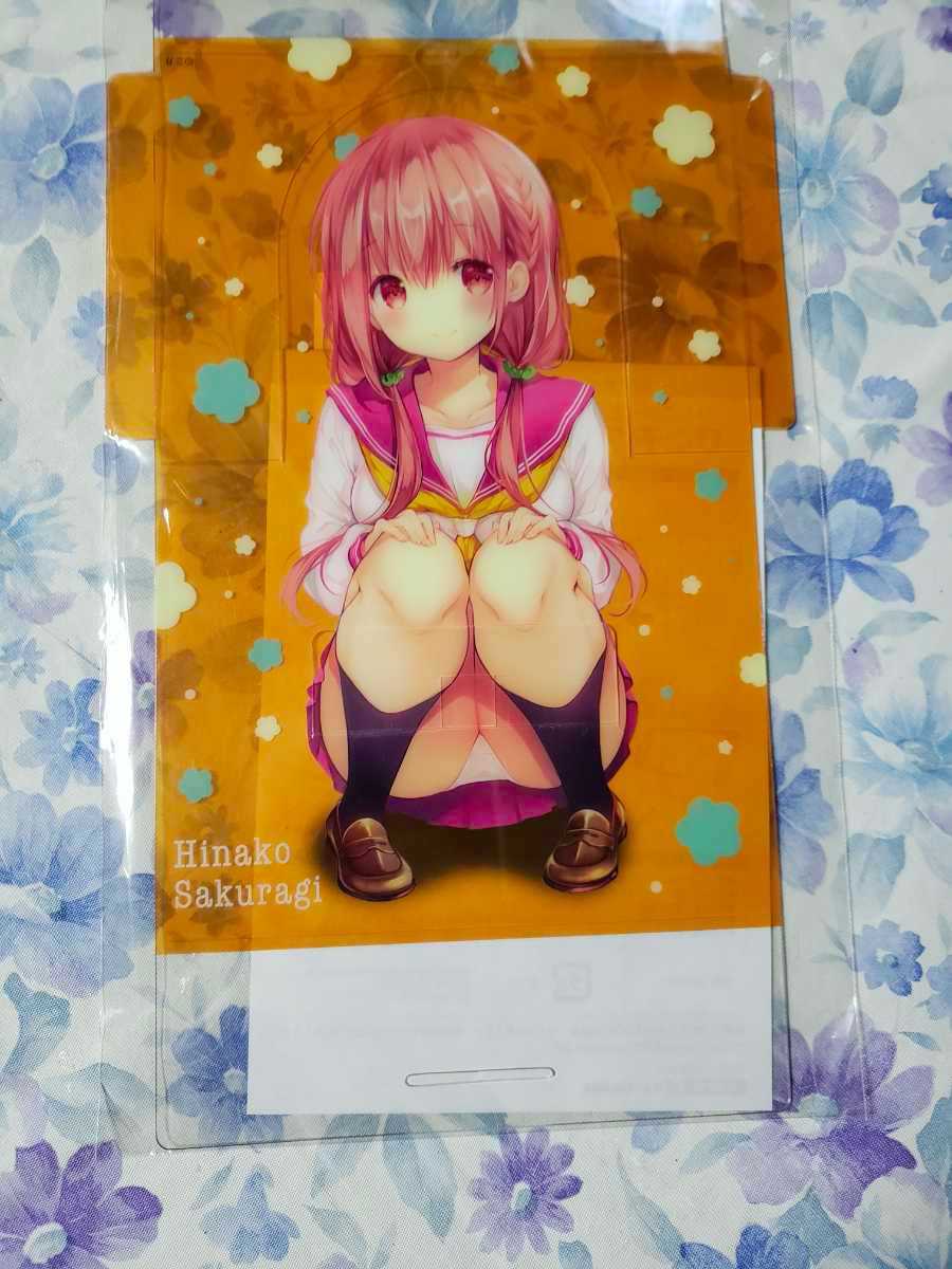 【非売品】ひなこ　アクリル　スマホ　スタンド　ひなこのーと【管理番号2toB　0421】月刊キューン付録_画像1