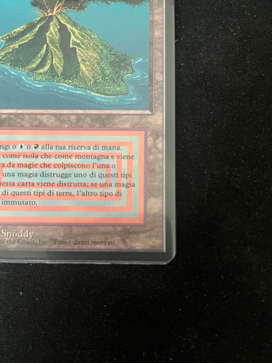 Plateau FBB イタリア語 黒枠 MTG Volcanic Island 3EDBB イタリア語 美品 黒枠|Yahoo!フリマ