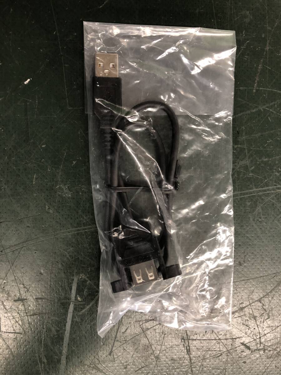 SUS(エスユウエス) C1K-102P 通信用延長ケーブル0.5m(USB[A][A](メス・オス))パネルマウントタイプ 未使用品_画像1