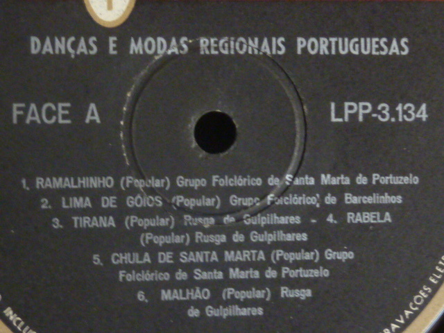 DANCAS E MODAS PORTUGUESAS/GRUPO FOLCLORICOS-3.134 （LP）_画像3
