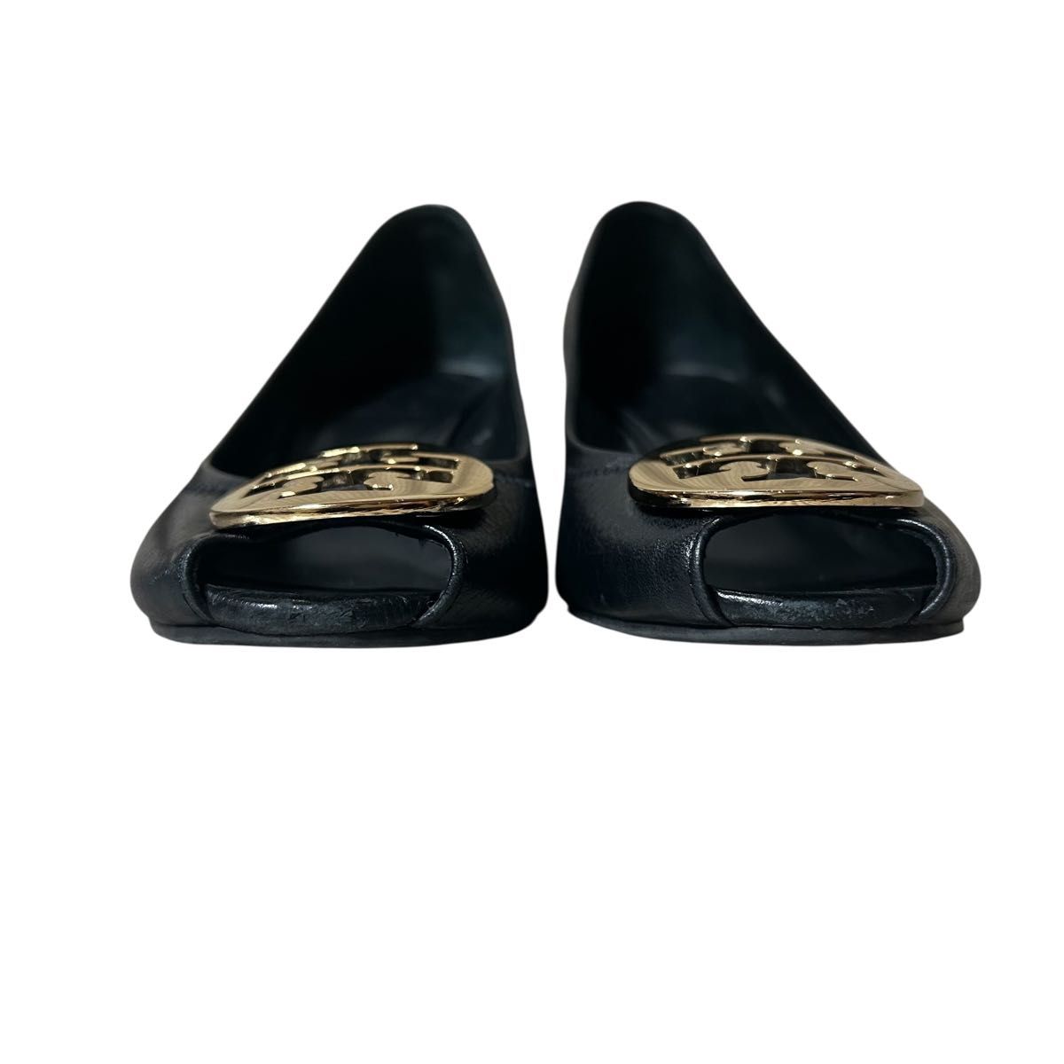 さこさん専用Tory Burch ブラックウェッジヒールパンプス トリーバーチ TORY BURCH ウエッジソール パンプス ブラック