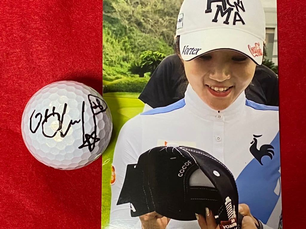 LPGA wart mi with autograph 2019elie-ru Lady's convention original ball ( life photograph attaching )