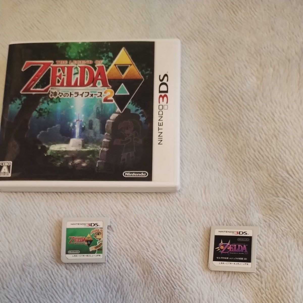3DSセット ゼルダの伝説 ムジュラの仮面 3D 神々のトライフォース2 ゼルダの伝説 3DS 2セット 神々のトライフォース2 ムジュラの