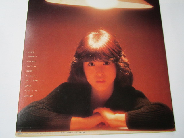 LP запись Matsuda Seiko North Wind 1980 год CBS Sony 