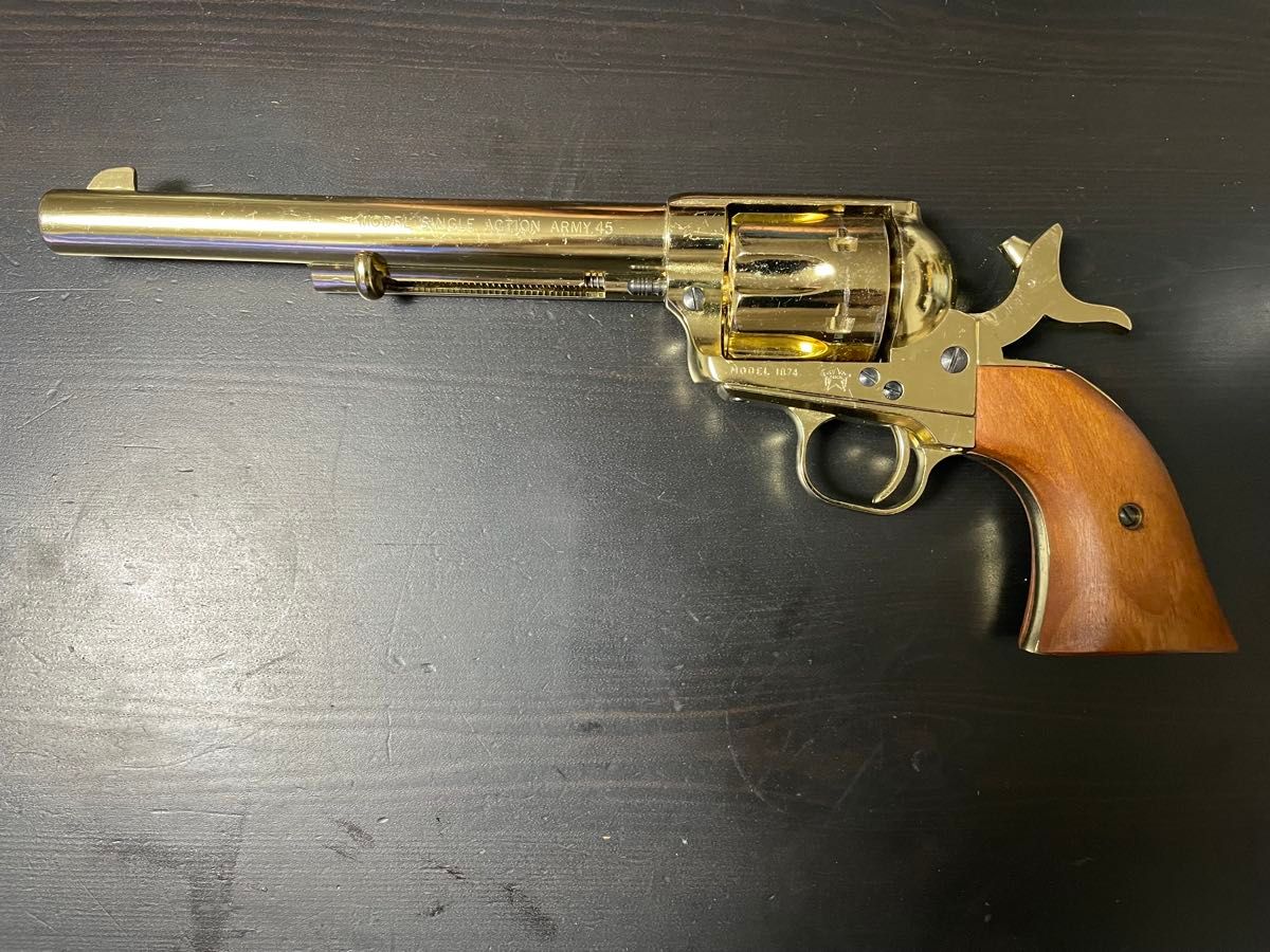 コルト SAA アーティラリー・ マルシン; 金属、木グリップ、SMG規格 金属製モデルガン コルトシングルアクション SAA 木製グリップ