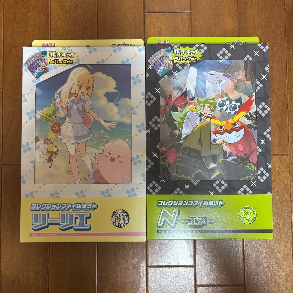 バトルパートナーズ 3BOX 未開封 N リーリエ ファイルセット シュリンク付 ポケモンカード バトルパートナーズ ファイルセットリーリエ N
