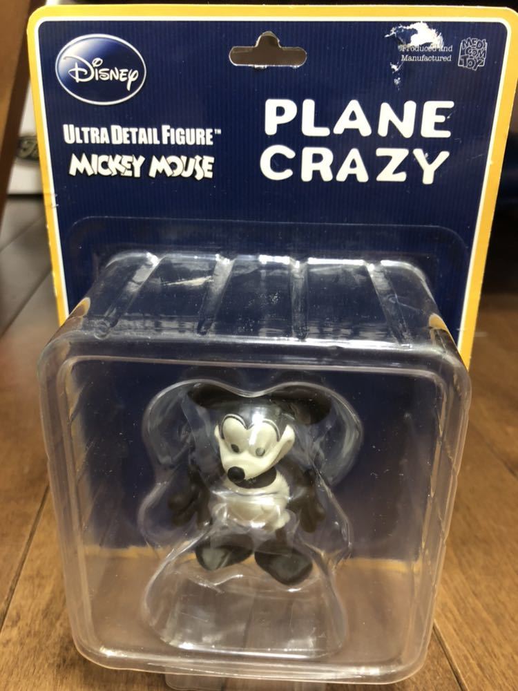 送料込 plane crazy ミッキーマウス フィギュア 置物 トイ 人形 アメトイ ディズニー mickey disney メディコム_画像2