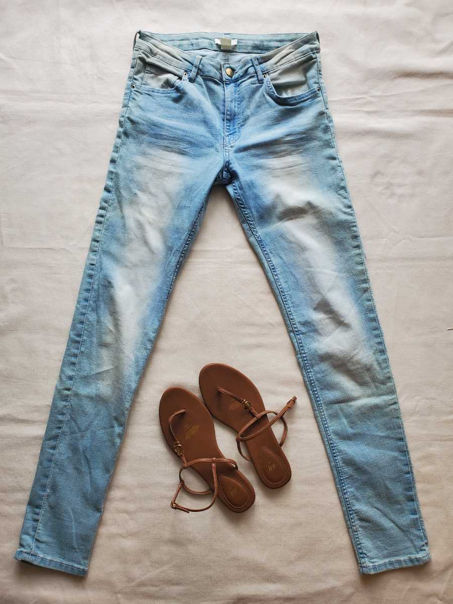 74%OFF!】 HM DIVIDED スキニーデニムストレッチウォッシュ美脚