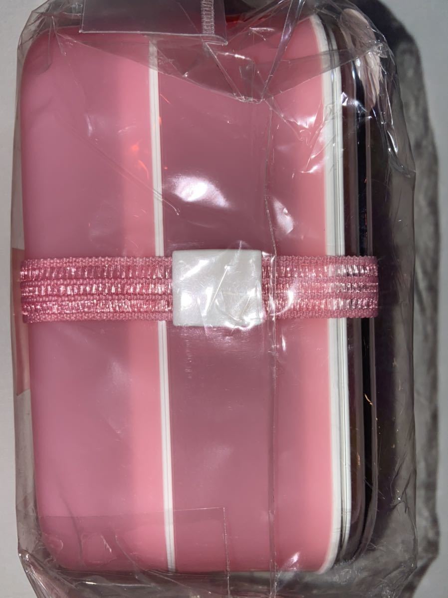  Looney toe n* baby tui- tea * chopsticks attaching 2 step lunch case * unopened, unused, records out of production,.. goods * pink * made in Japan *. lunch box 