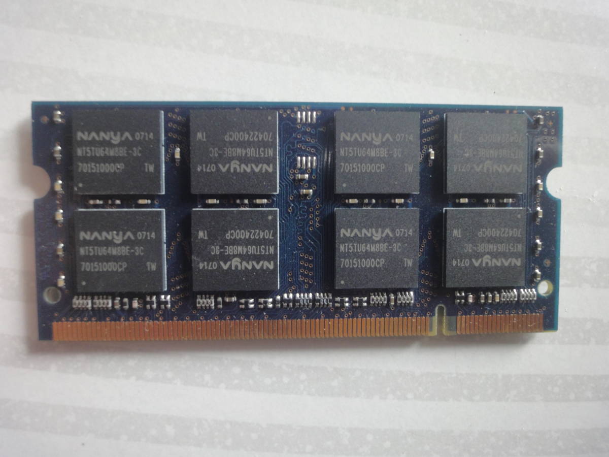 NANYA made PC2-5300S-555-12-F1.1GB.2Rx8.667 * Note PC for memory 1GB