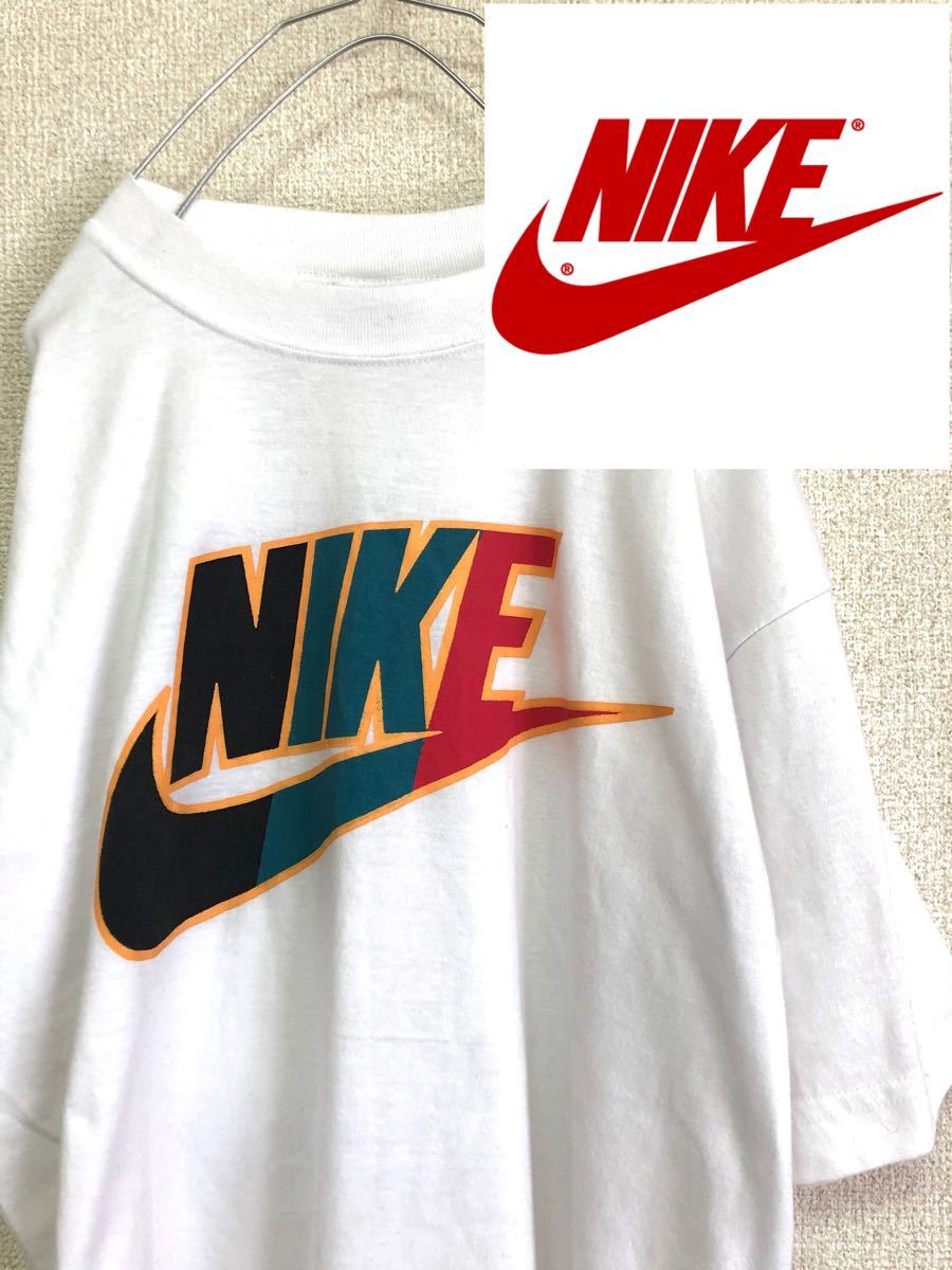 【激レア】NIKE ナイキ Tシャツ 銀タグ 希少価値 海外カラー M〜Lサイズ