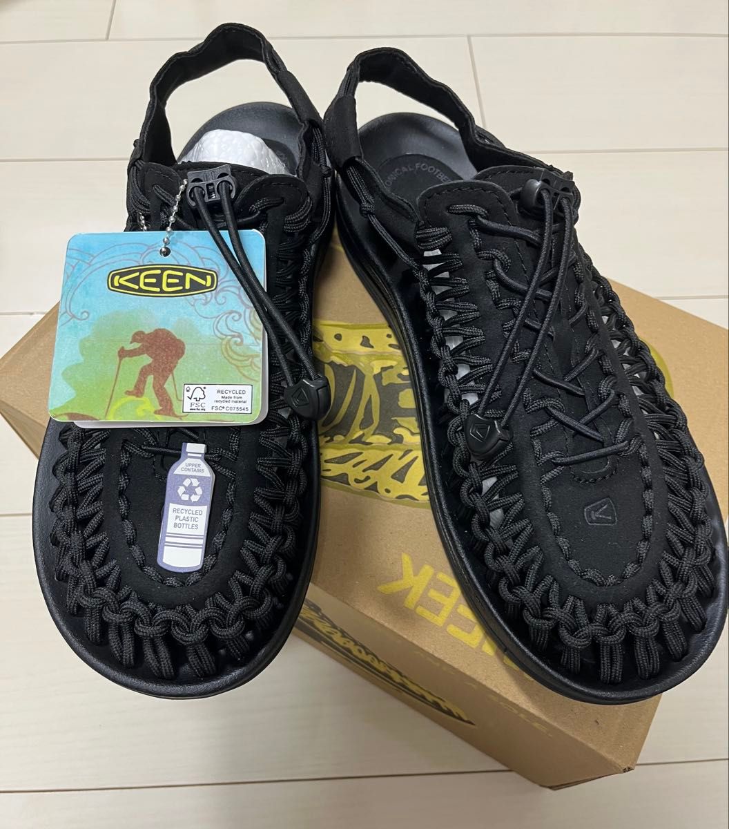 未使用品 KEEN サンダル ブラック 未使用品 KEEN UNEEK サンダル ブラック 28cm|Yahoo!フリマ(旧