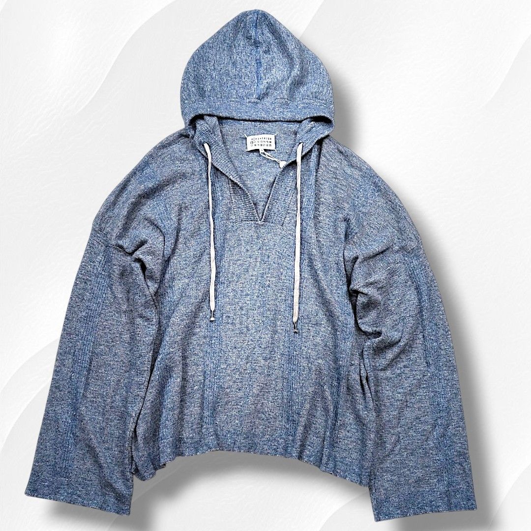 メゾンマルジェラ フルジップ ニットパーカー 25ss 新品 定価26万円 メゾンマルジェラ HOOD SWEAT ニット