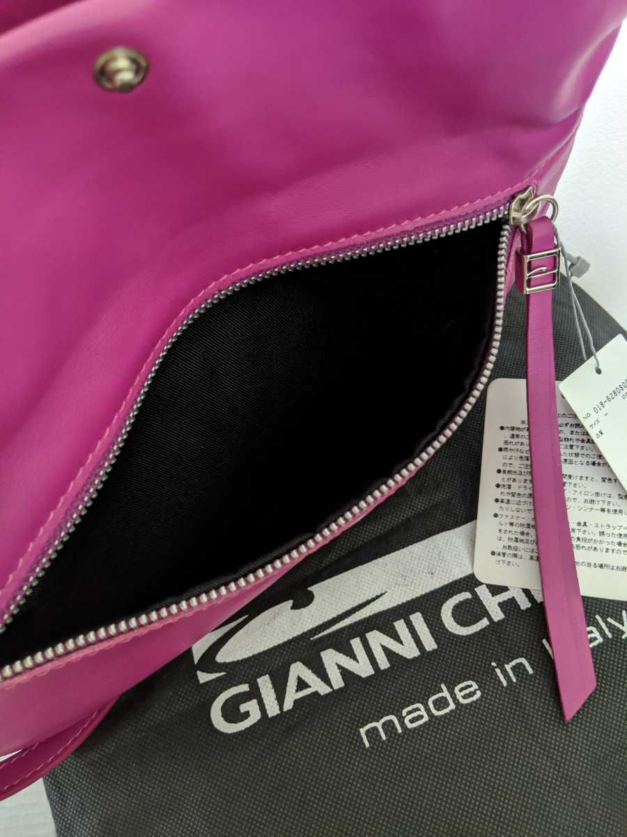 新品タグ付き GIANNI CHIARINI イタリア製 2wayバッグ 未使用 ジャンニキャリー二