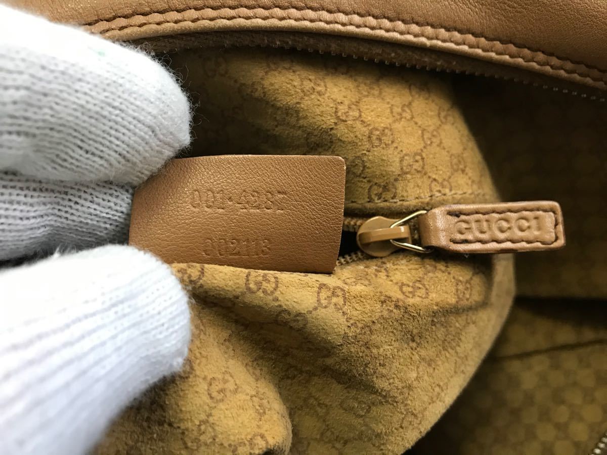 正規品 GUCCI グッチ レザー ショルダーバッグ 