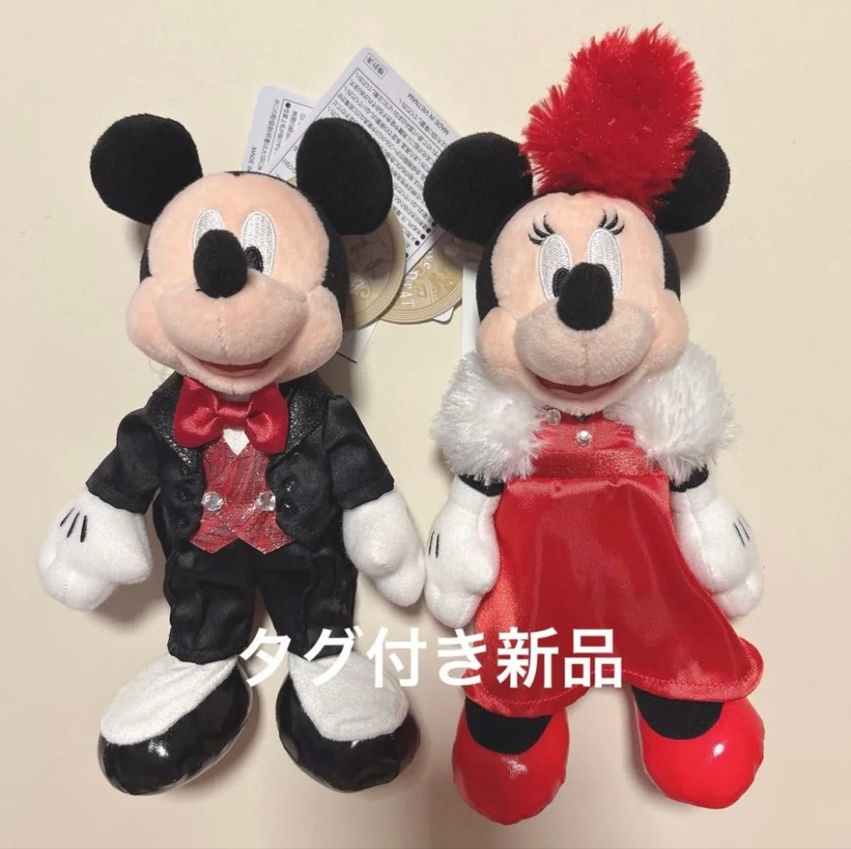 ディズニー ミッキー ミニー ピン付き ぬいぐるみバッジ 5体セット まとめ売り ディズニー ビッグバンドビート ミッキー ミニー ぬいぐるみ