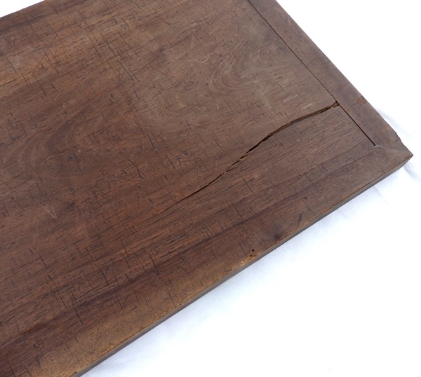 古材味のある裁ち板天板アンティーク古民具骨董時代物大正11年－日本 