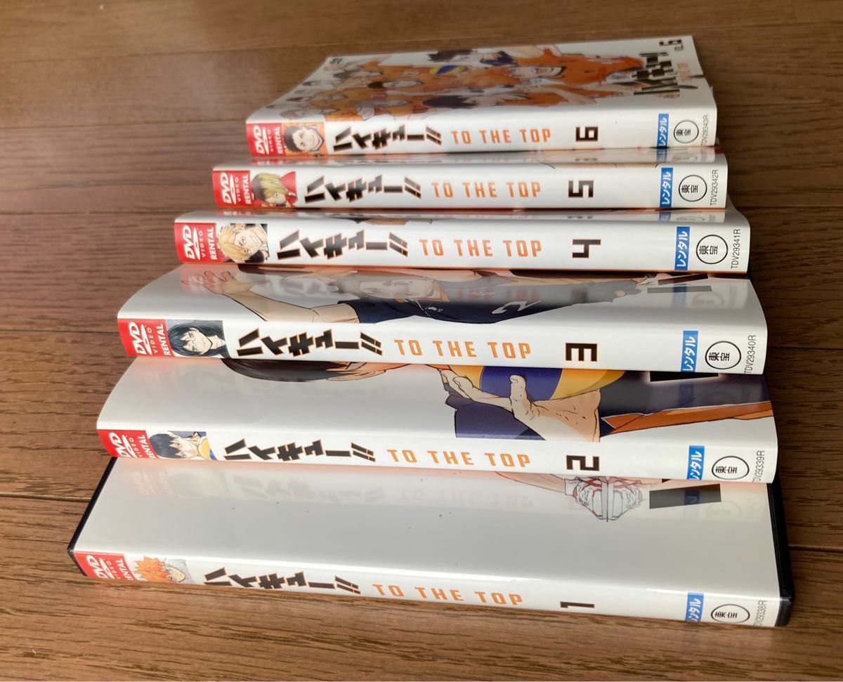 新品ケース収納 ハイキュー!! TO THE TOP DVD 全6巻 全巻セット ハイキュー TO THE TOP DVD 全6巻 レンタル専用品|Yahoo!フリマ
