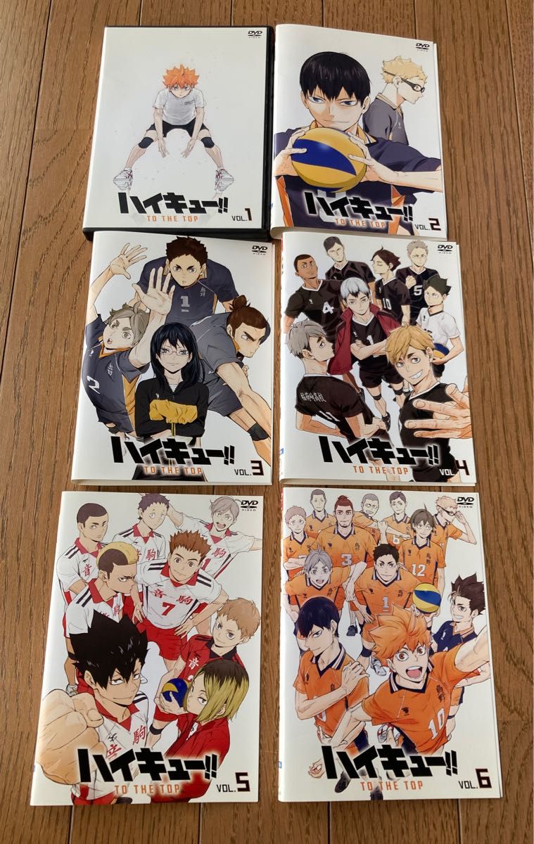 新品ケース収納 ハイキュー!! TO THE TOP DVD 全6巻 全巻セット ハイキュー TO THE TOP DVD 全6巻 レンタル専用品|Yahoo!フリマ