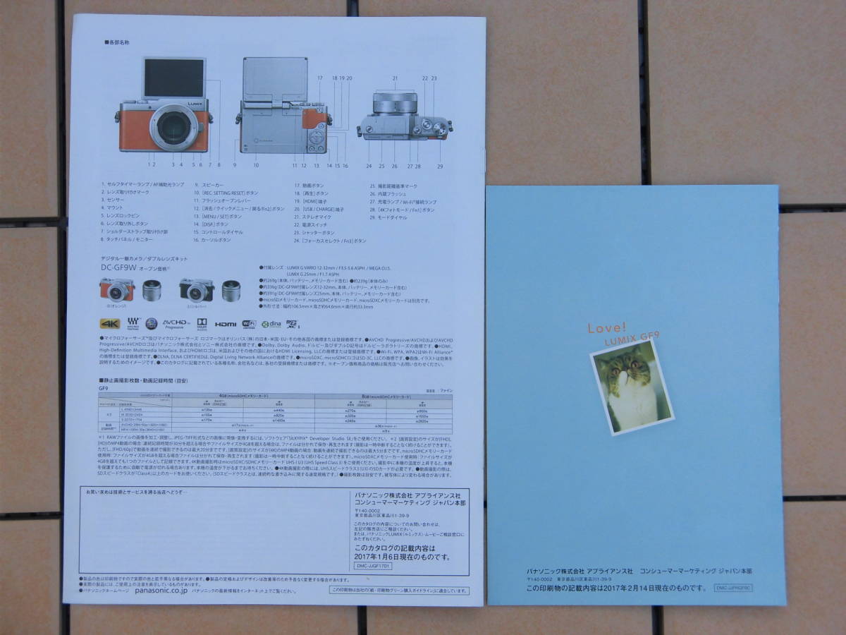[ camera * catalog ] Panasonic Panasonic LUMIX DMC-GF9