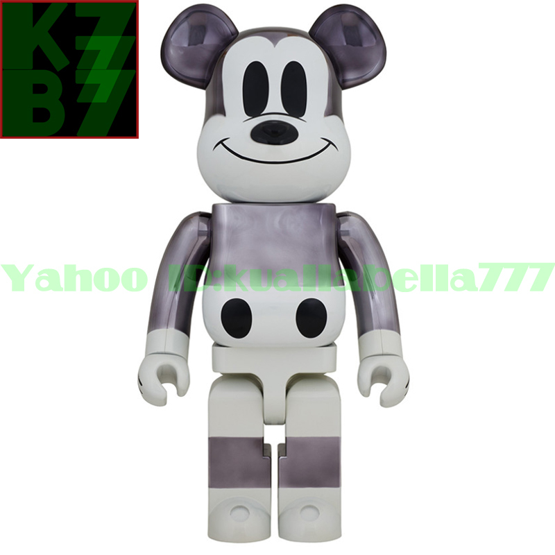 【玩具模型】Medicom Toy Mickey mouseｘBe@rbrick Fragment Design 1000% ベアブリック Disney 90周年 藤原ヒロシ★70ｃｍ、正規品 J30