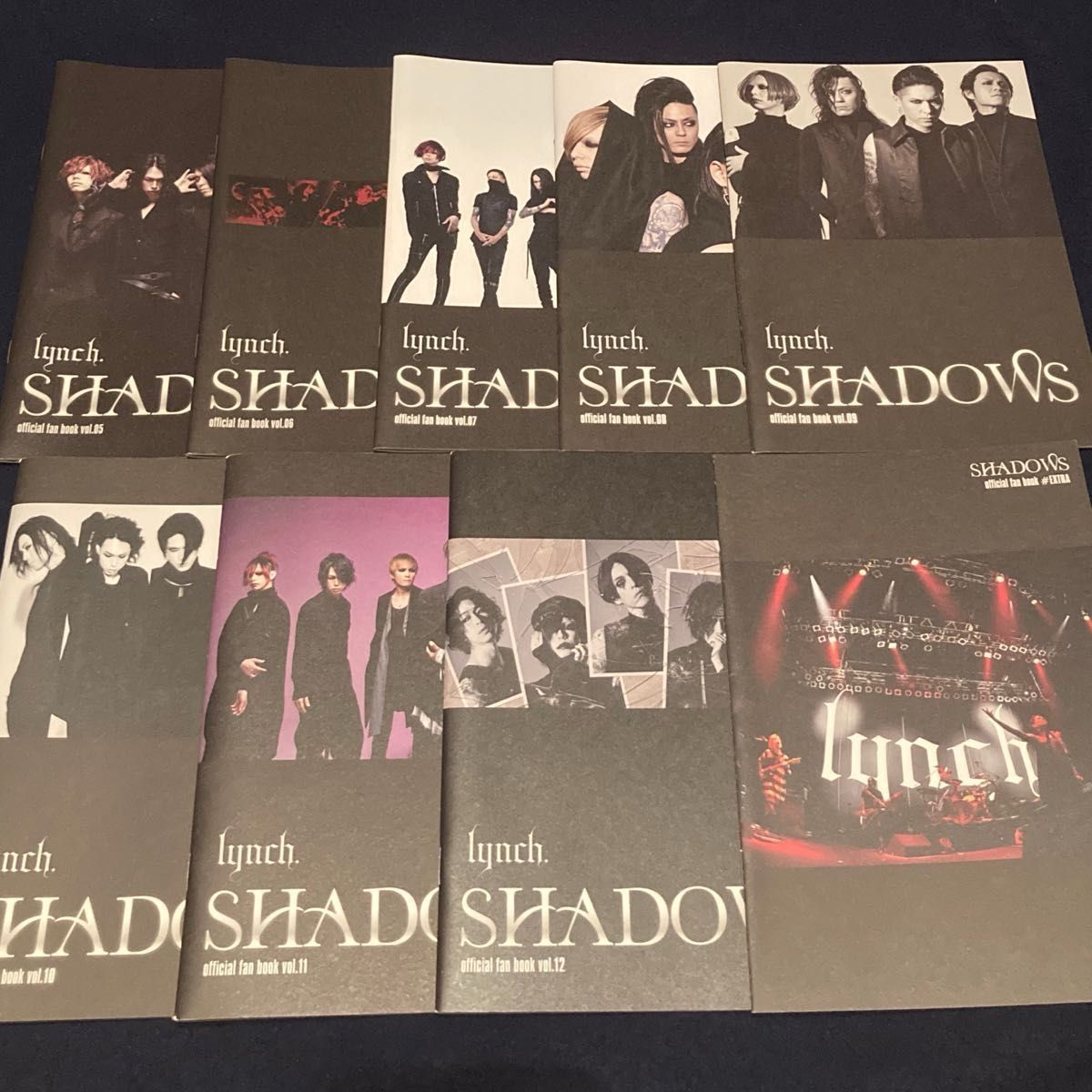 【美品】lynch. SHADOWS 会報 最新までの全セット lynch SHADOWS 会報 vol 05〜12 EXTRA 9冊セット 葉月 玲央 悠介