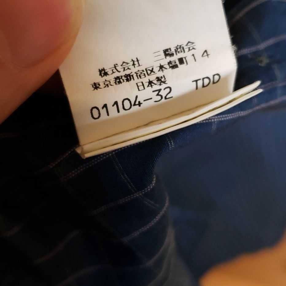 日本製　バーバリーロンドン  チェック柄 シャツ