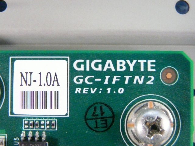 1HPW // NEC Express5800/T110h-S の フロントコントロール 電源スイッチ_LED_USB // GIGABYTE GC-IFTN2 //在庫5の画像2