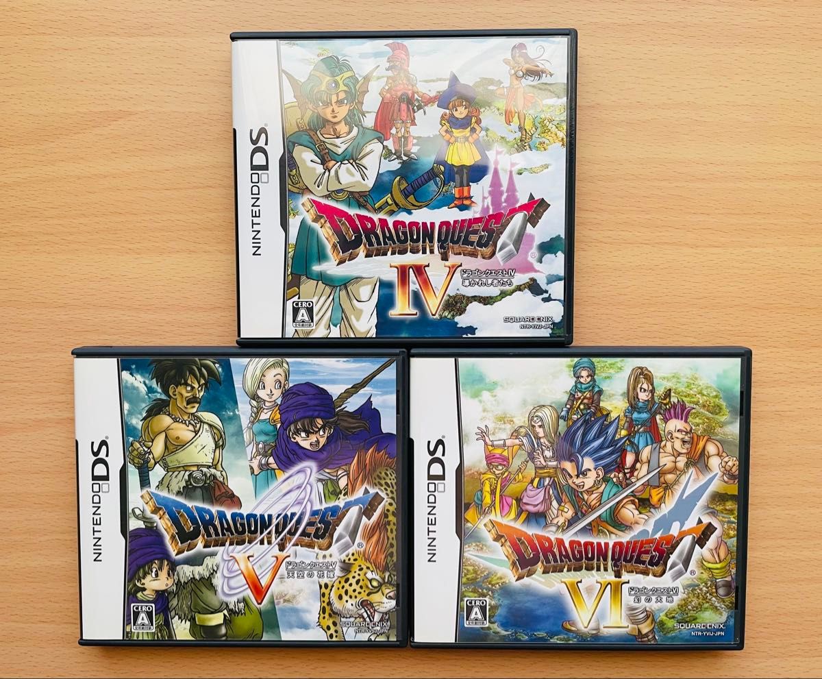 ドラゴンクエストIV V VI 天空シリーズ3本セット 3DS DS】ドラゴンクエスト4・5・6 天空編3本セット|Yahoo!フリマ