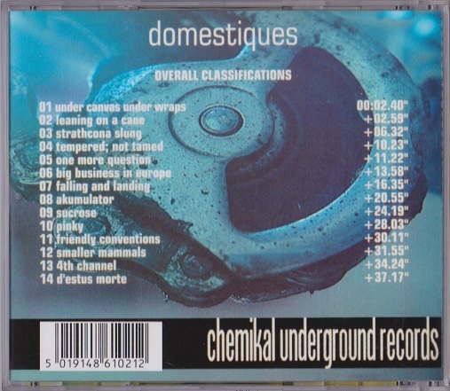 The Delgados / Domestiques (輸入盤CD) Chemikal Underground ザ・デルガドス