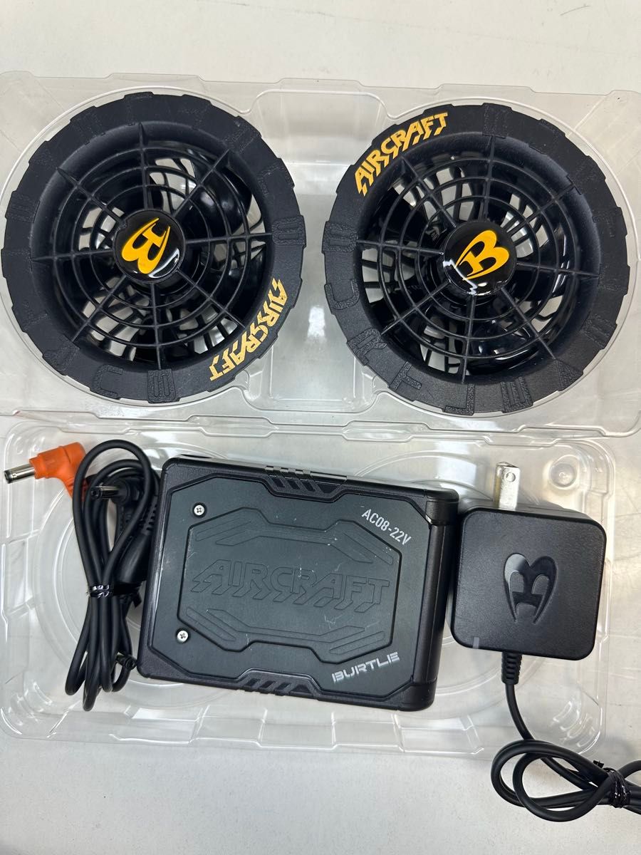 ■中古■バートル エアークラフト 22Vフルセット 22v 空調服 バートル エアークラフト バッテリー ファン セット