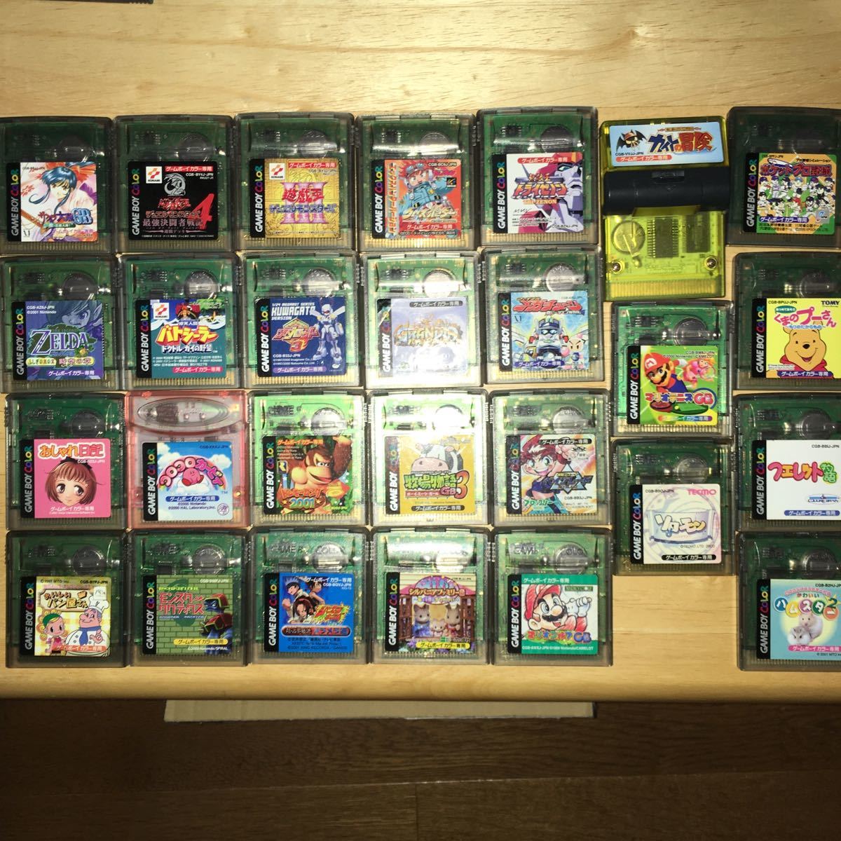 ゲームボーイアドバンスsp とゲームボーイカラーソフト セット GBA