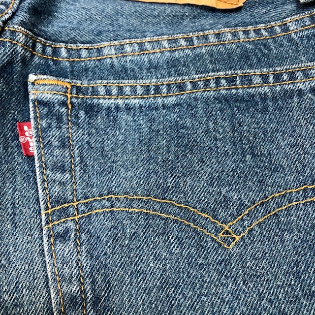 90's USA製 Levis 501 カットオフ デニム ハーフパンツ 32 リーバイス オールド ヴィンテージ アメリカ製 ●63