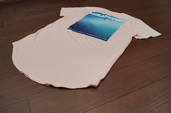 Hollister グラフィック バックプリント Tシャツ 半袖/XL/ピンク/メンズ ホリスター アバクロ カットソー a&f_画像6